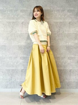 N. STAFFさん（レディース・156cm）の春コーディネート