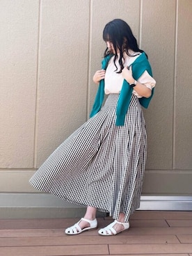 N. STAFFさん（レディース・157cm）の春コーディネート