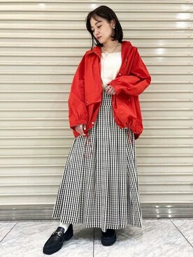 「N.（N. Natural Beauty Basic）（エヌエヌナチュラルビューティーベーシック）のアイテム（ブルゾン）」を使った、N. STAFFさん（レディース・157cm）の春コーディネート