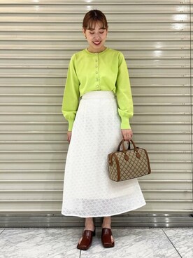 N. STAFFさん（レディース・157cm）の春コーディネート