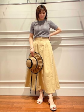 N. STAFFさん（レディース・158cm）の春コーディネート