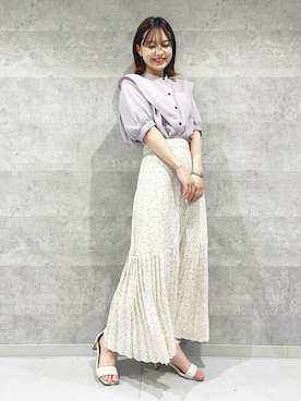 N. STAFFさん（レディース・156cm）の春コーディネート