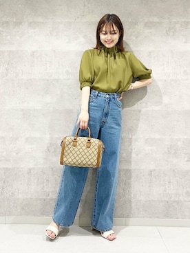 N. STAFFさん（レディース・156cm）の春コーディネート