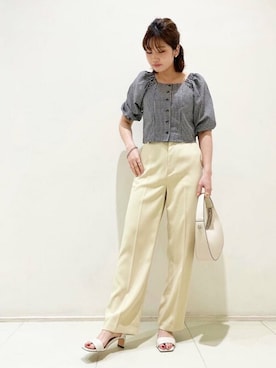 N. STAFFさん（レディース・158cm）の春コーディネート