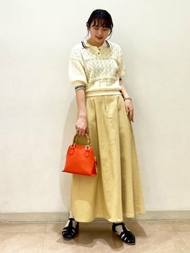 N. STAFFさん（レディース・160cm）の春コーディネート