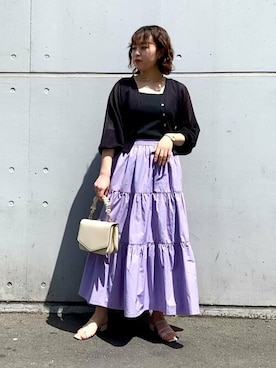 N. STAFFさん（レディース・160cm）の春コーディネート