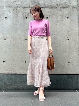 N. STAFFさん（レディース・157cm）の春コーディネート