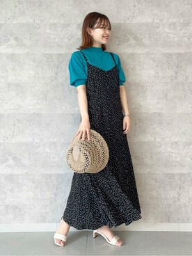 N. STAFFさん（レディース・156cm）の春コーディネート