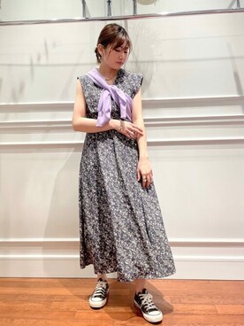 N. STAFFさん（レディース・158cm）の春コーディネート