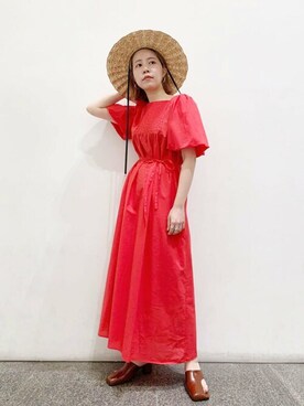 N. STAFFさん（レディース・156cm）の春コーディネート