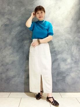 N. STAFFさん（レディース・154cm）の春コーディネート