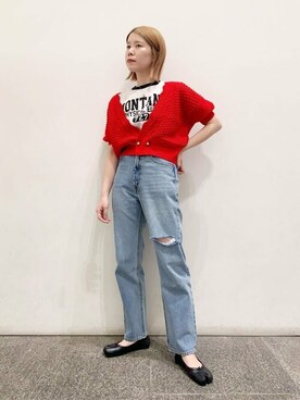 N. STAFFさん（レディース・156cm）の春コーディネート