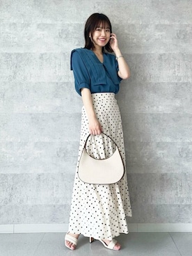 N. STAFFさん（レディース・156cm）の春コーディネート