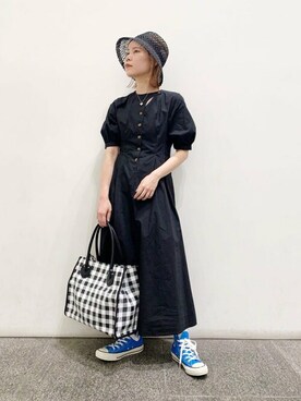 N. STAFFさん（レディース・156cm）の春コーディネート