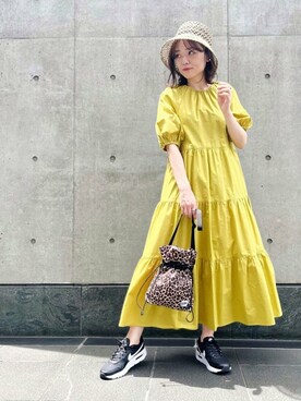 N. STAFFさん（レディース・157cm）の春コーディネート