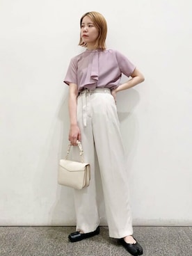 N. STAFFさん（レディース・156cm）の春コーディネート