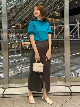 N. STAFFさん（レディース・164cm）の春コーディネート