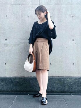 N. STAFFさん（レディース・157cm）の春コーディネート