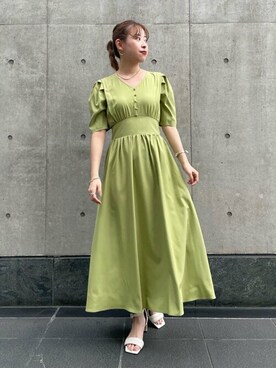 N. STAFFさん（レディース・157cm）の春コーディネート