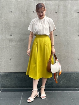 N. STAFFさん（レディース・157cm）の春コーディネート