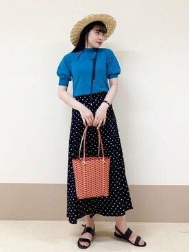 N. STAFFさん（レディース・166cm）の春コーディネート