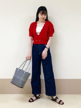 N. STAFFさん（レディース・166cm）の春コーディネート