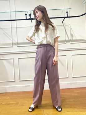 N. STAFFさん（レディース・158cm）の春コーディネート