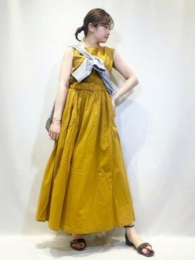 N. STAFFさん（レディース・158cm）の春コーディネート