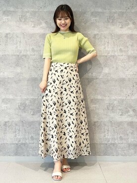 N. STAFFさん（レディース・156cm）の春コーディネート