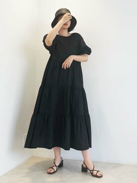 N. STAFFさん（レディース・158cm）の夏コーディネート