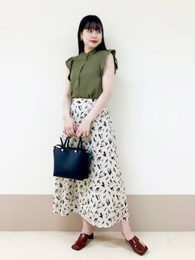 N. STAFFさん（レディース・166cm）の夏コーディネート