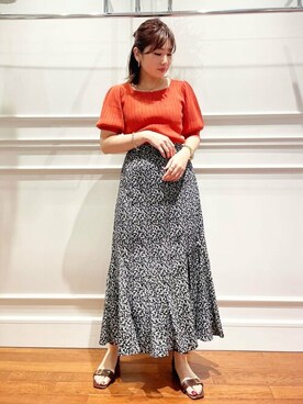 N. STAFFさん（レディース・158cm）の夏コーディネート