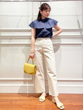 N. STAFFさん（レディース・158cm）の夏コーディネート