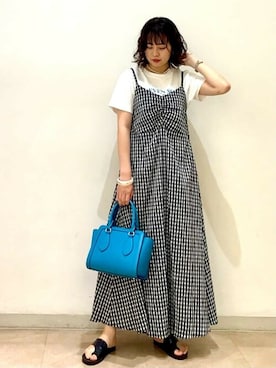 N. STAFFさん（レディース・160cm）の夏コーディネート