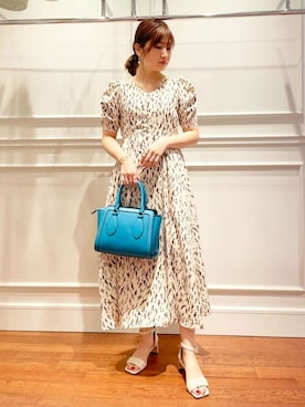 N. STAFFさん（レディース・158cm）の夏コーディネート