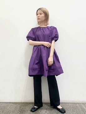 N. STAFFさん（レディース・156cm）の夏コーディネート