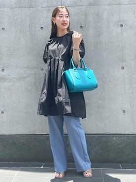 N. STAFFさん（レディース・157cm）の夏コーディネート