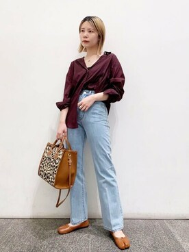 N. STAFFさん（レディース・156cm）の夏コーディネート