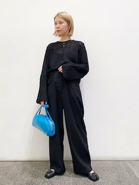 N. STAFFさん（レディース・156cm）の夏コーディネート