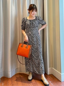 N. STAFFさん（レディース・158cm）の夏コーディネート