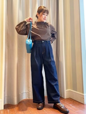 N. STAFFさん（レディース・158cm）の夏コーディネート