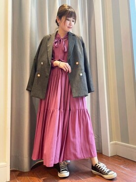 N. STAFFさん(レディース・158cm)の夏コーディネート