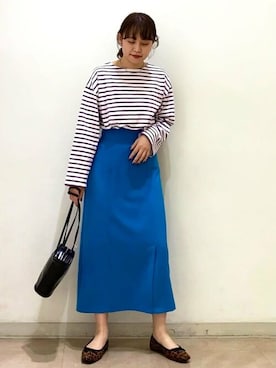 N. STAFFさん（レディース・160cm）の秋コーディネート