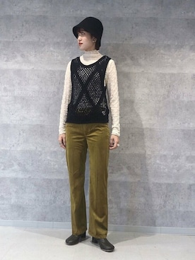 N. STAFFさん（レディース・164cm）の秋コーディネート