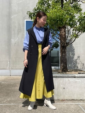 N. STAFFさん（レディース・157cm）の秋コーディネート