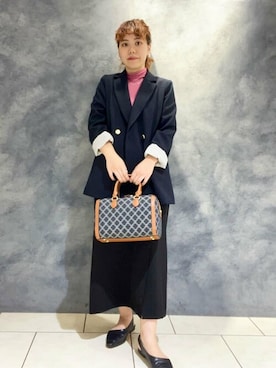 N. STAFFさん（レディース・154cm）の秋コーディネート