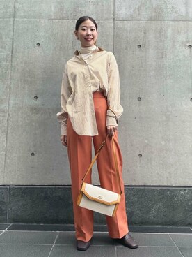 N. STAFFさん（レディース・157cm）の秋コーディネート