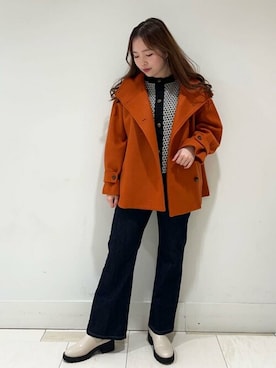 「N.（N. Natural Beauty Basic）（エヌエヌナチュラルビューティーベーシック）のアイテム（その他アウター）」を使った、N. STAFFさん（レディース・159cm）の秋コーディネート