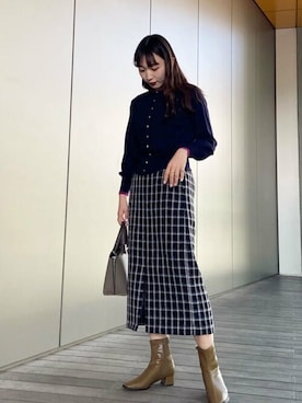N. STAFFさん（レディース・163cm）の秋コーディネート