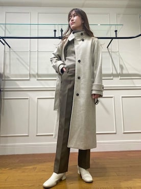 「N.（N. Natural Beauty Basic）（エヌエヌナチュラルビューティーベーシック）のアイテム（その他アウター）」を使った、N. STAFFさん（レディース・158cm）の秋コーディネート